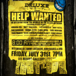 Deluxe’s HELP WANTED Art Show this Friday in SF